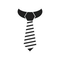 Logo Krawatte Symbol Symbol Vektordesign vektor