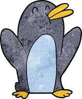 Vektor-Pinguin-Charakter im Cartoon-Stil vektor