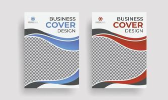 kreativ form företags- företag broschyr omslag design mall eller färgrik företag Megazine eller fil omslag design, årlig Rapportera omslag, flygblad design mall vektor