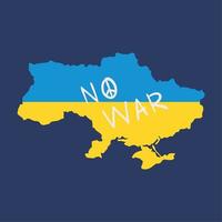 ukraine kein krieg, landkarte vektor