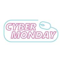 Cyber Monday-Aktion vektor