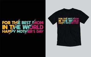 mamma typografi t-shirt mönster, Lycklig mors dag, mamma citat t-shirt mönster vektor