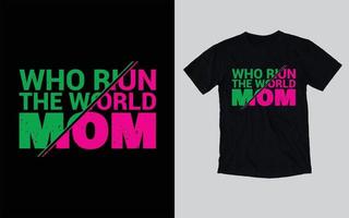 Mama-Typografie-T-Shirt-Designs, glücklicher Muttertag, Mama zitiert T-Shirt-Designs vektor