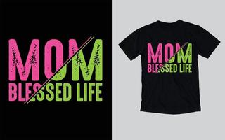 mamma typografi t-shirt mönster, Lycklig mors dag, mamma citat t-shirt mönster vektor