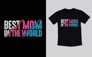 mamma typografi t-shirt mönster, Lycklig mors dag, mamma citat t-shirt mönster vektor