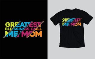 Mama-Typografie-T-Shirt-Designs, glücklicher Muttertag, Mama zitiert T-Shirt-Designs vektor