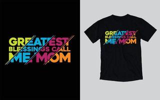 mamma typografi t-shirt mönster, Lycklig mors dag, mamma citat t-shirt mönster vektor