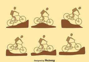 Mountainbike Trail Vector