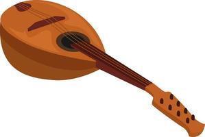 Mandolineninstrument, Illustration, Vektor auf weißem Hintergrund