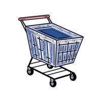 shopping cart ikon vektor