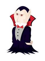 Halloween-Dracula-Charakter vektor