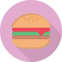 burger vektor illustration på en bakgrund. premium kvalitet symbols.vector ikoner för koncept och grafisk design.