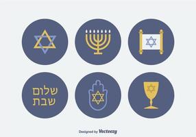 Fria judiska Vektor Ikoner