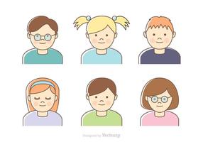 Gratis Barn Vector Headshots