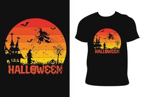 halloween t-shirt design. halloween t-shirt. halloween t-shirt fri vektor. vektor