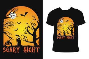 halloween t-shirt design. halloween t-shirt. halloween t-shirt fri vektor. vektor