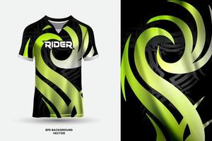 abstrakter Sport-Trikot-Design-Vorlagen-Mockup-Vektor vektor