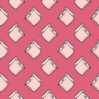 toalett papper ,sömlös mönster på rosa bakgrund. vektor