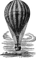 Ballon, Vintage-Illustration. vektor