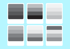 Die Farbpalette von Grey Gradient Vector