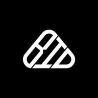 kreatives design des angebotsbuchstaben-logos mit vektorgrafik, angebots-einfaches und modernes logo in runder dreiecksform. vektor