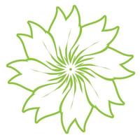 blad grön prydnad design och symbol vektor mall