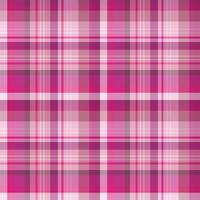 Nahtloses Muster in einfachen hellen und dunklen rosa und violetten Farben für Plaid, Stoff, Textil, Kleidung, Tischdecke und andere Dinge. Vektorbild. vektor