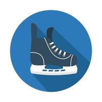 Icon Winter-Hockey-Skates. Vektor-Illustration vektor