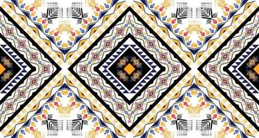 geometrisk etnisk amerikansk, Västra, aztec motiv mönster stil. sömlös mönster design för tyg, ridå, bakgrund, sarong, tapet, Kläder, omslag, batik, kakel,interiör.vektor illustration. vektor
