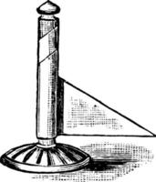 diagram av en skruva, årgång illustration. vektor