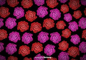 Vector nahtlose Muster mit Rosen