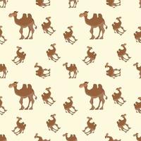 kameler mönster, illustration, vektor på vit bakgrund