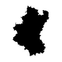 Karte der Provinz Luxemburg, belgische Provinzen. Vektor-Illustration. vektor