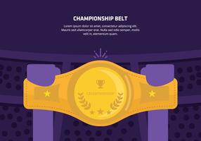 Championship Belt Bakgrund vektor