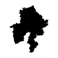 Namur provins Karta, provinser av Belgien. vektor illustration.