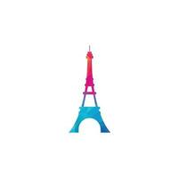 Eiffelturm-Logo-Design-Vorlage. Paris-Logo-Design.