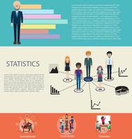 Business Infografik Design mit Elementen vektor