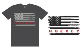 Hockey-T-Shirt-Design vektor