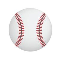 vektorillustration des baseballlederballs vektor
