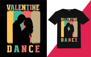 valentine dag t-shirt design vektor