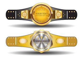 Championship Belt mall vektor