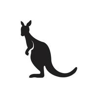 Känguru-Logo-Vorlage, Vektorgrafik-Design vektor