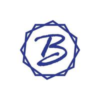 brev b logotyp mall vektor ikon design