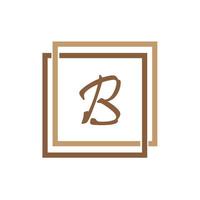 brev b logotyp mall vektor ikon design