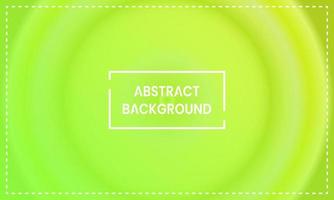 gul och ljus grön cirkel radiell lutning abstrakt bakgrund med ram. enkel, fläck, skinande, modern och färgrik stil. använda sig av för hemsida, bakgrund, tapet, omslag, affisch, baner eller flygblad vektor