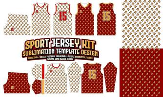 jul jersey kläder sport ha på sig sublimering mönster design 226 för fotboll fotboll e-sport basketboll volleyboll badminton futsal t-shirt vektor