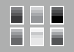 Ställ färgpalett av Grey Gradient Vector