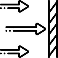 Liniensymbol für endlich vektor