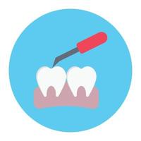 dental kolla upp vektor illustration på en bakgrund.premium kvalitet symbols.vector ikoner för begrepp och grafisk design.