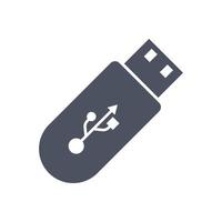 Symbolvektor für USB-Laufwerk vektor